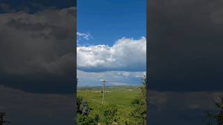 Preparing for Rain Showers ⛈️ #skytimelapse #shorts