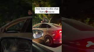 Free hoto chale chai sutta🚭 marne|Night out in Delhi roads|Boy's chai sutta|#shorts #car #viral