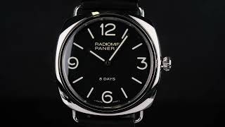 Panerai Radiomir 8 days Black Dial Men's Watch ( PAM00610 )