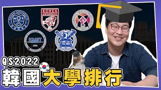 韓國理工天才念的學校？韓國大學排行前10名 (QS 2022) | 韓國排行榜 | 胃酸人