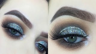 New Year's Eve Smokey Glitter Glam Makeup Tutorial