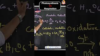 Photosynthesis Vs Respiration || Learn Botany Concepts in One Minute || @srichaitanyagosala