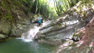 LA SOURIS DE L'ESI LA CLUSAZ EN CANYONING A ANNECY