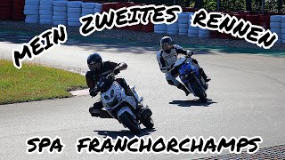 MEIN ZWEITES RENNEN | European Scooter Trophy - Spa Francorchamps | Yamaha Jog 70cc Highend Racing