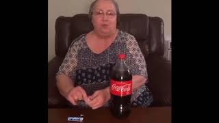 Old Lady Coke and Mentos Meme