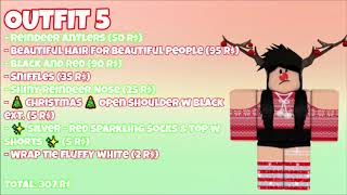 6 Roblox Christmas Outfits Ideas