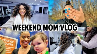 MOM VLOG | OSMO POCKET 3 REVIEW, AMERICAN DREAM AQUARIUM, GETTING A CURLY CUT