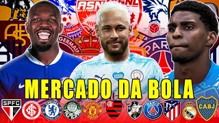 MERCADO DA BOLA - FUTURO DO NEYMAR NO PSG - HUGO FICA NO FLAMENGO E CHAPÉU DO CHELSEA NO ARSENAL