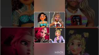 Mirabel 🖤//vs Moana 💜//vs Elsa 💛//vs Repunzel 💝//Disney edit 😍//Disney land💗//#shorts #trend #foryou