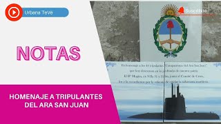 HOMENAJE A TRIPULANTES DEL ARA SAN JUAN EN LA VILLA 31