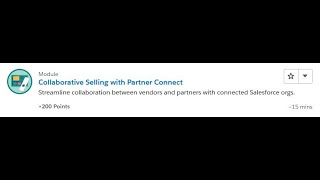 Collaborative Selling with Partner Connect [Salesforce Trailhead Answers]