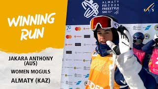 Anthony ends Moguls campaign on a high | FIS Freestyle Skiing World Cup 23-24