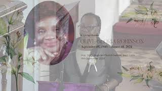 Celebration for the Life of Olive Gloria Robinson