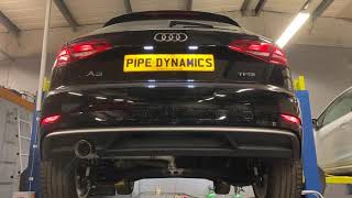 Audi A3 1.0 TFSI SPORTBACK  STRAIGHT PIPE EXHAUST - BACK BOX DELETE + RESONATOR DELETE PIPE DYNAMICS