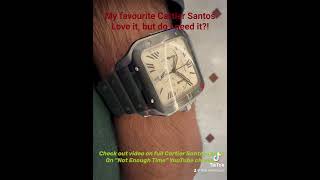 Love THIS Cartier Santos, do I Need it???! #cartiersantos #cartier #shorts #shortsvideo #shortsfeed