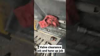 valve clearance job and tune up in a CAT C4000-LP