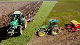 Seeding 2021 | w/ John Deere 6630, 6330 & 3050 w/ Kverneland plough & Väderstad Rapid 300S