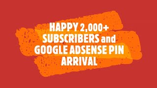 HAPPY 2000PLUS SUBSCRIBERS AND RECEIVING OF GOOGLE ADSENSE PIN// Teacher Eleyna