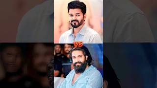 Thalapathy Vijay Vs Yash 1st Worldwide Collection 💥 Short Video Comparison #vijayvsyash