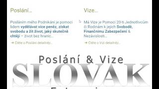 Poslání a Vize mého Podnikání Slovak Enterprise…