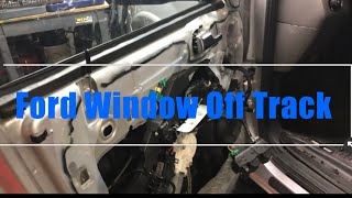 Ford Window Won’t Go UP!!! What To Do No Parts Required!!