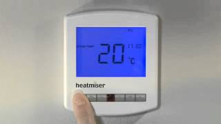 Reset your Heatmiser Slimline Thermostat