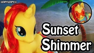 MLP Fashion Style Sunset Shimmer – Cutie Mark Magic: My Little Pony Toy Review/Parody/Spoof