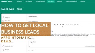 AppointOMatic Demo - Where Can I Get Leads For My Business? How To Get Local Business Leads