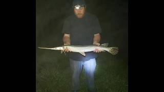 Gar fishing.(Fishing with Bob and Marc)