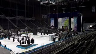 Time-Lapse:  How we turn an arena into a Disney On Ice spectacular