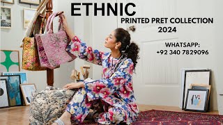 ETHNIC Printed Pert Collection 2024 #ETHNIC #QIRATCOLLECTION #dress #unstitched #YT #2PC #BRANDED