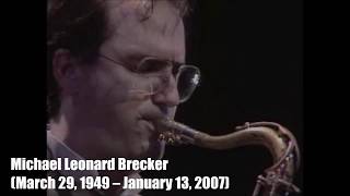 Michael Brecker Live solo on "Bullet train"