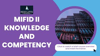 MiFID II Knowledge and Competency Online Course | Redcliffe Training