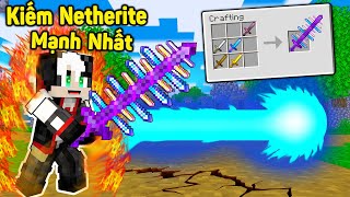 REDHOOD THỬ THÁCH 24 GIỜ CHẾ TẠO SIÊU KIẾM CỦA PRO TRONG MINECRAFT*REDHOOD TROLL MỀU BẰNG THẦN KIẾM