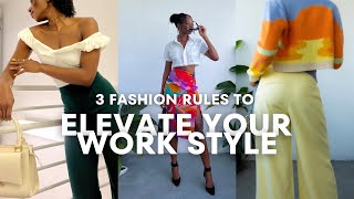 3 Guaranteed Fashion Rules That Will Upgrade Your Work Style | Workwear Essentials