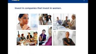 Webinar: Gender Lens Investing: The Business Case, Opportunities, and Action