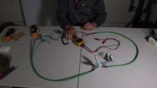 Troubleshoot a 2-wire system cable with the Pro50 tester for 24v power using the Pro95 clamp-meter