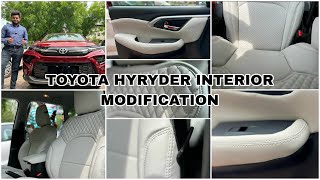 TOYOTA HYRYDER INTERIOR MODIFICATION.