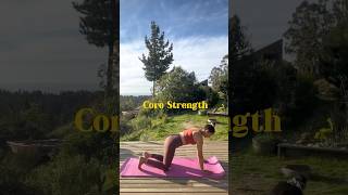 Core strength. Improved posture starts with a strong core! #yoga