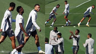 ⚪️Real Madrid Players Training Ahead Of Champions League First Group Stage Match Against Stuttgart