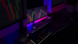 CHANGING MY WORK SPACE AMBIANCE  #forex #swing #trader #desksetup