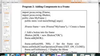 Java GUI Lecture 4 Part 1