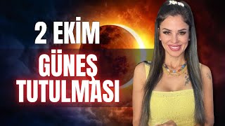 PORRİMA YILDIZI ETKİSİNDE‼️ 2 EKİM GÜNEŞ TUTULMASI