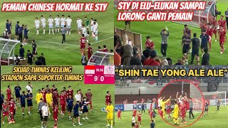 MOMEN USAI LAGA INDONESIA U23 VS CHINA TAIPEI PEMAIN TIMNAS JOGET BARENG STY