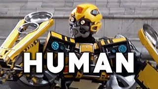 Human autobot transformers - Street performer