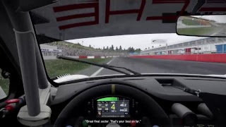 Testing wet track Hockenheim