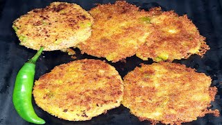 Tasty and easy potato cutlet veg recipe | evening snacks veg cutlet recipe