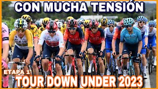 RESUMEN ETAPA 1 ► TOUR DOWN UNDER 2023 🇦🇺 Velocidad y Tensión