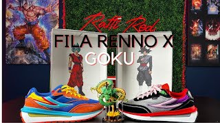 Review of the Dragon Ball Super Reno X Goku Blue & Goku Black by Fila Sneakers