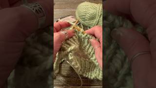 Knit one, purl one ribbing #hatknitting #knitting